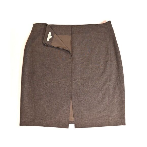 LOFT | Seamed Pencil Skirt | Gray | Size 14 R - Picture 4 of 4